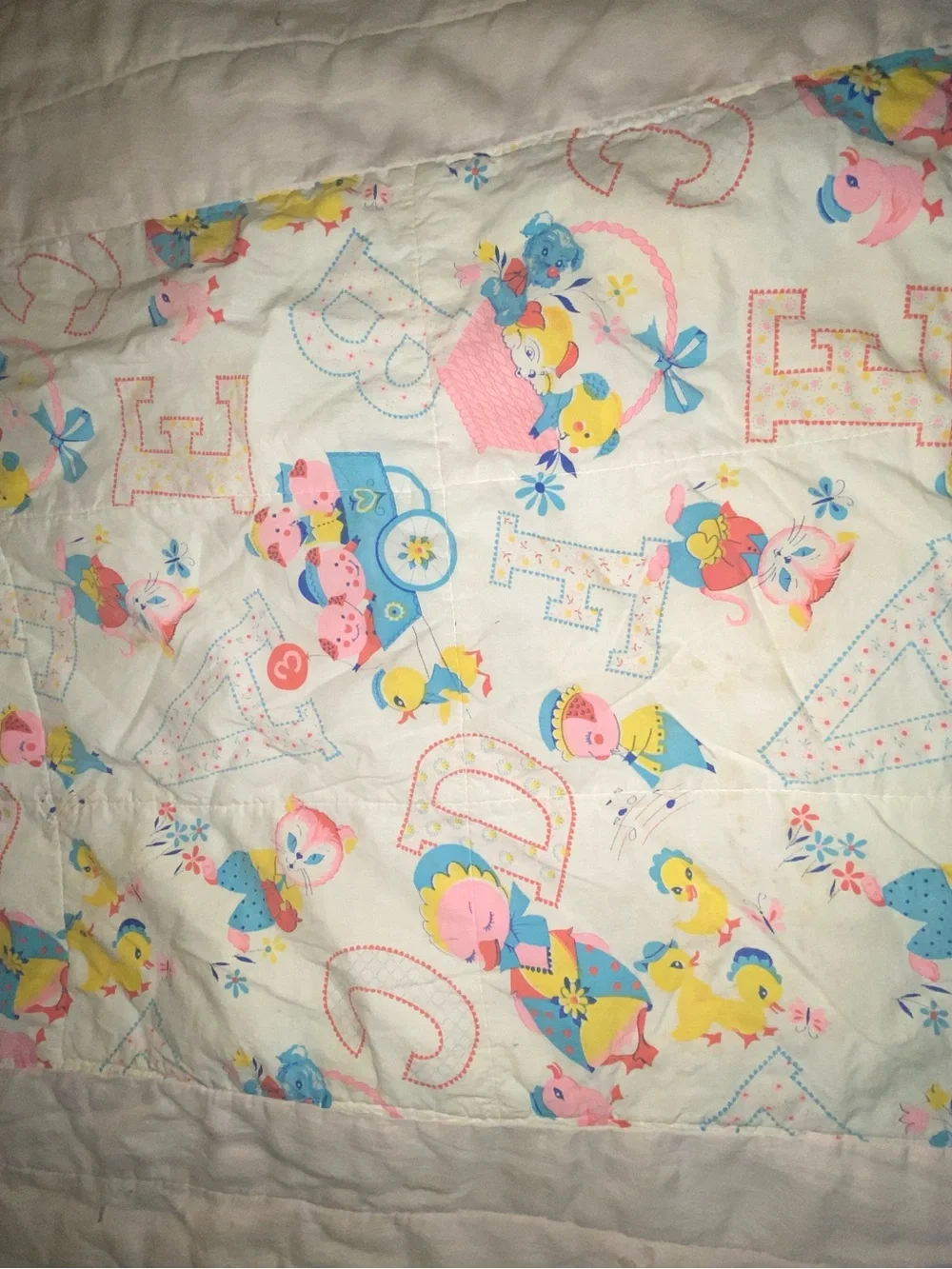 Vintage baby blanket one size